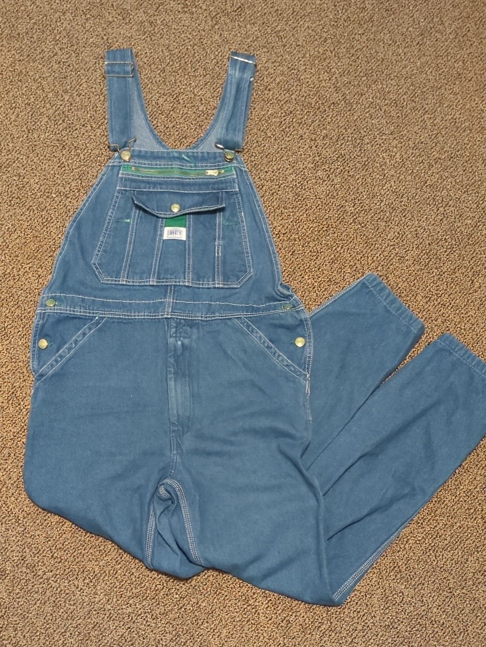 Vintage Denim Liberty Overalls